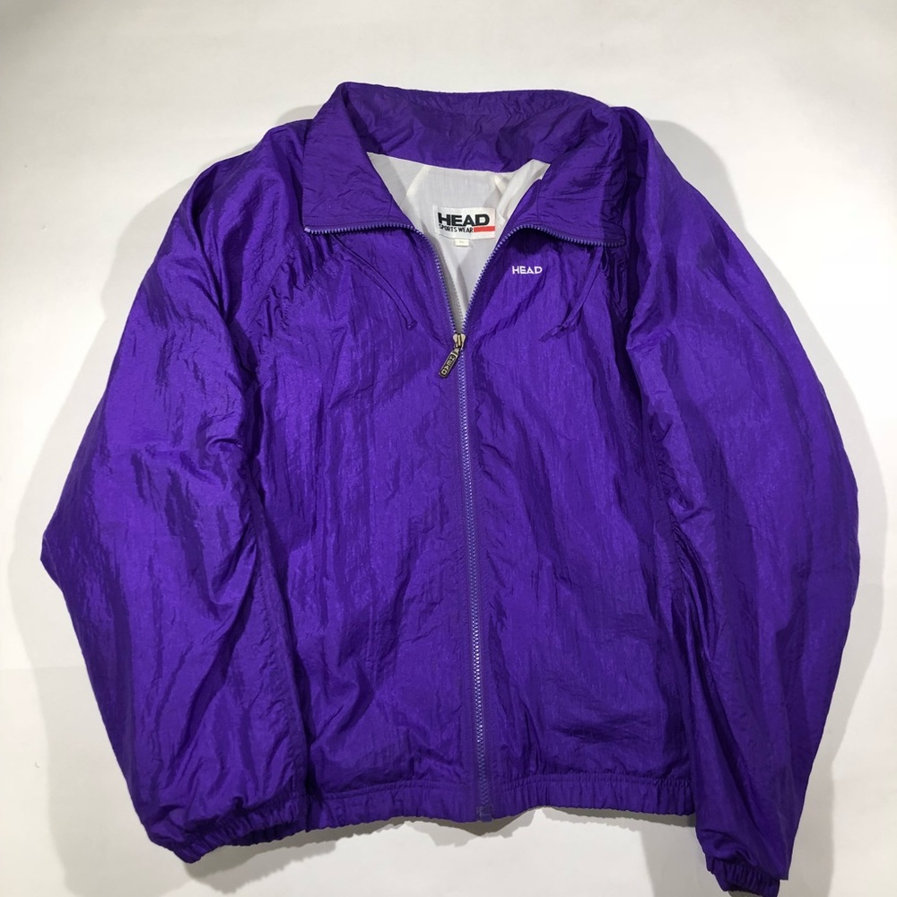 Vintage Head purple windbreaker size XL